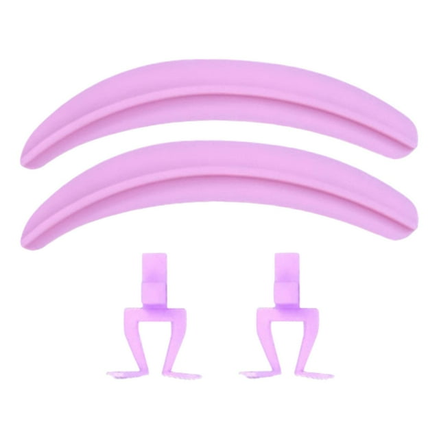 Herramientas de levantamiento de pestañas, almohadillas rizadoras de pestañas, herramienta separadora de pestañas portátil reutilizable para extensión Púrpura