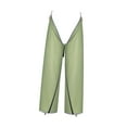 thumbnail image 2 of Waterproof Rain Pants Zipper Closure Leg Cover with Reflective Strip Lightweight Green, 2 of 9