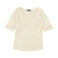 thumbnail image 2 of Camiseta básica a rayas Ralph Lauren para mujer color beige grande, 2 of 2