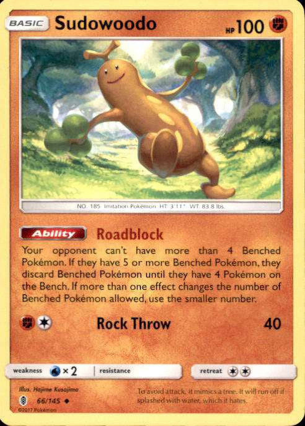 shiny sudowoodo pokemon card - 219/193 - Paldea Evolved - Illustration Rare prevent all effects of attacks Finally got shiny Sudowoodo :