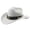 Z1-Grey, variant on Western Cowboy Hat for Men Women, Classic Drawstring Cowgirl Hats Cattleman Suede Cowboys Hats with Horse Bolo Tie