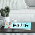 thumbnail image 3 of Boss Babe, Aqua Desk Sign (2 x 8"), 3 of 3