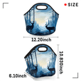 thumbnail image 3 of Herdesigns Wildlife Elk Deer Insulated Neoprene Lunch Bag for Women Men Lunch Box Washable Reusable Lunch Tote Lightweight Lunch Handbag for Work Outdoor Picnic, 3 of 7