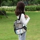 thumbnail image 3 of Mochila transparente Mochila transparente a prueba de agua para Schoolfashion Bolso de hombro transparente de Pvc, 3 of 5