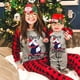thumbnail image 2 of Pijamas familiares a juego de Navidad, diseño exclusivo de Are All Your Gnomies, conjunto de Pijamas cortos de Feliz Navidad, 2 of 3