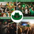 thumbnail image 3 of Jiibva Irish Festival Cowgirl Cap Western Decorative Belt Cowboy Hat Stylish Wide Brimmed Hat Outdoor Wear For Men Women, 3 of 7