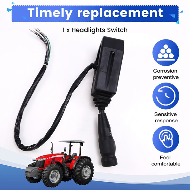 00018724 Interruptor de Bocina Multifunción para Faros Delanteros Automáticos para TRAKTOR 3050-3085-3106-3070