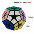 thumbnail image 2 of 2x2 Megaminx Speed Cube Smooth Pentagonal Dodecahedron Puzzles Cube Black, 2 of 7