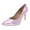 Pink, variant on INC Womens Black Padded Comfort Zitah Pointed Toe Stiletto Slip On Leather Pumps Shoes 10 M