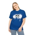 thumbnail image 4 of Funny smiley face graphic tee Cheshire Cat face Unisex Heavy Cotton Tee, 4 of 9