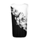 thumbnail image 4 of camiseta con estampado de chaleco sin mangas con cuello cuadrado plisado para mujer blanco / s, 4 of 5