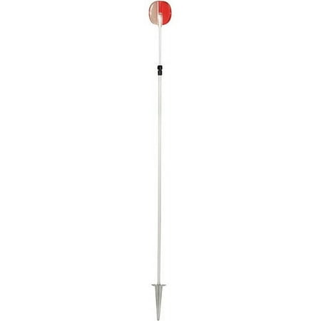NuVue Reflective Telescopic Driveway Marker, Red and White
