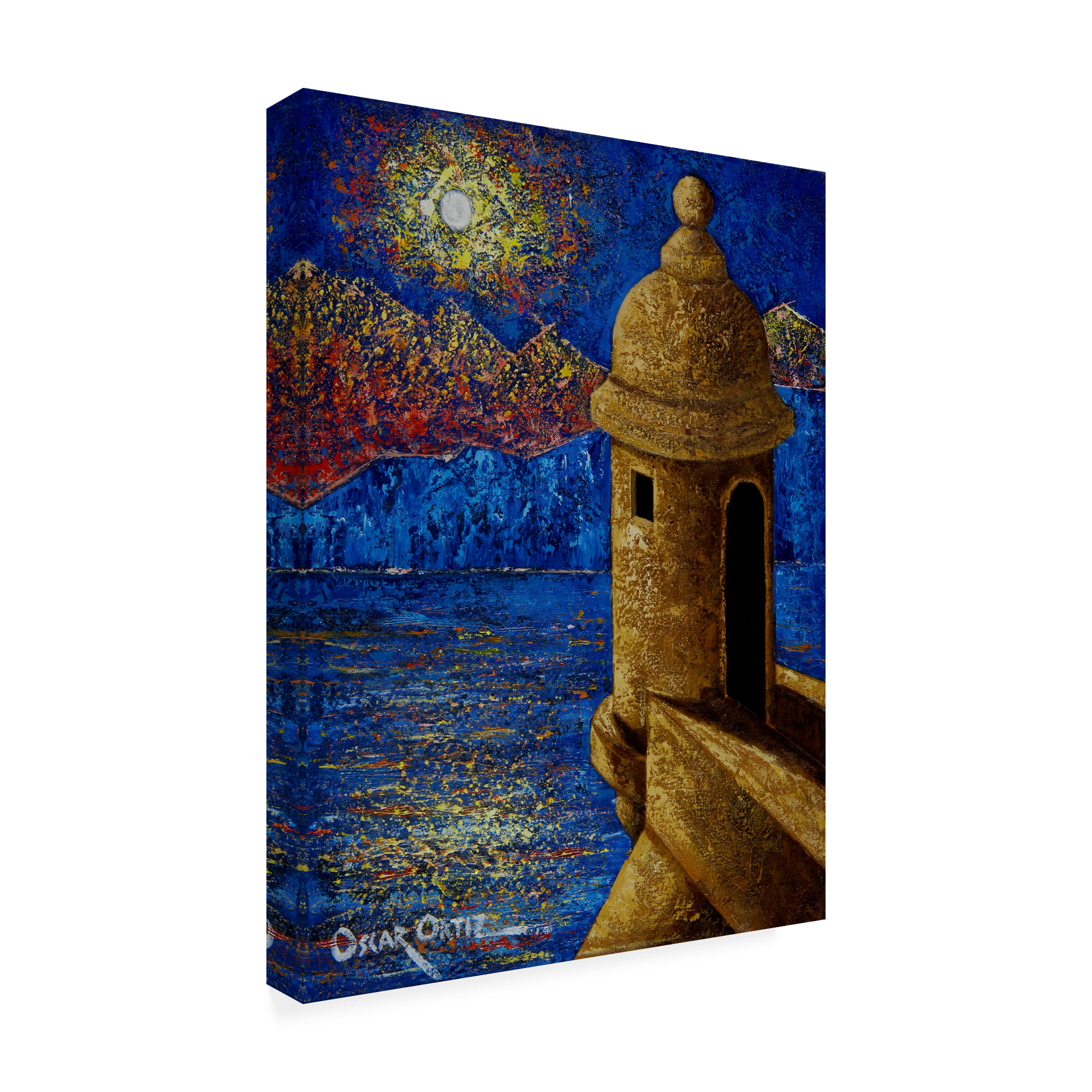 Trademark Fine Art 'Fort' Canvas Art by Oscar Ortiz