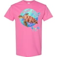 thumbnail image 3 of Inktastic Myrtle Beach Sea Turtle and Bubbles T-Shirt, 3 of 5
