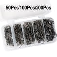 thumbnail image 2 of Fishing Swivel Snap Ball Bearing Snap Swivels Interlock Snaps Line Connector 100Pcs, 2 of 6