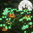 thumbnail image 1 of Luces solares para Halloween con forma de ojo JITOOW, paquete de 4 unidades, IP65, impermeables, 1 of 6