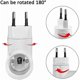 thumbnail image 2 of E27 Socket With Wireless Switch, Led Bulb Holder, Ac 230v, E27 Adapter For Kitchen Lamp, Mini Wall Sconce, E27 Spotlight Bedside Reading Lamp (without, 2 of 4