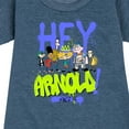 thumbnail image 3 of Hey Arnold! - Arnold Spray Paint 96 - Toddler And Youth Girls Fleece Dress, 3 of 5