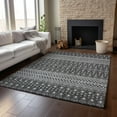 thumbnail image 6 of Addison Rugs Mayfield Washable Transitional Boho Gray Rectangle Rug, 9' x 12', 6 of 6
