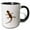 Black/White, variant on 3drose, Mediterranean House Gecko Vector, 11oz Magic Transforming Mug
