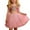 #02-Pink, variant on Letdown Girls Elastic High Waisted Embroidered Mesh Patchwork Casual Summer Flowy Midi A-line Skirts Ballet Skirts (#01-Black,2-3 Years)