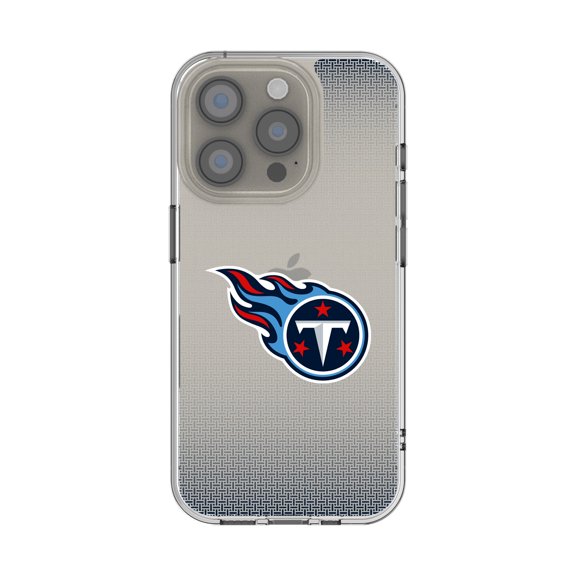 Tennessee Titans Linen Logo iPhone Clear Case