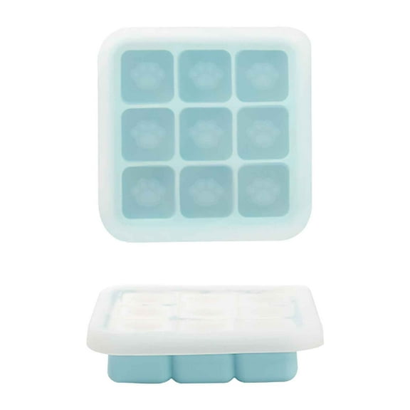 Ice Block Making tool, Food Grade Silicone Ice Lattice Mold, DIY Ice Cube Maker, Compact Reusable Ice Tray for Freezer, Dishwasher Safe, Easy Release, Fast Chilling