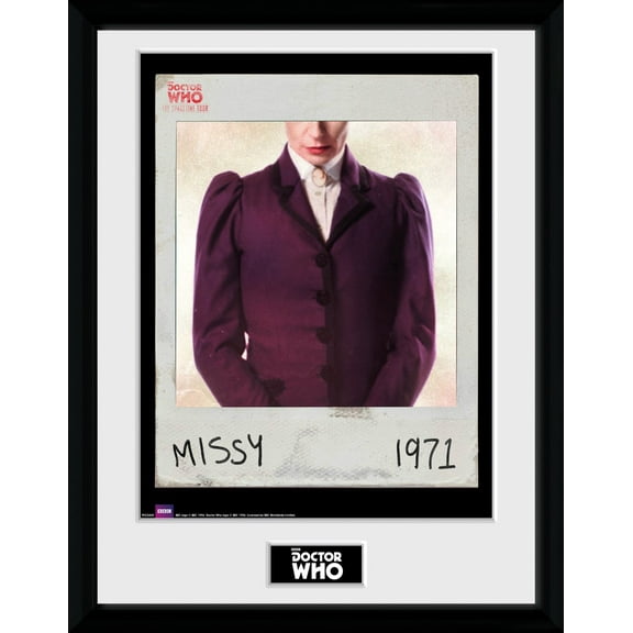 GB Eye Limited Doctor Who, Spacetime Tour Missy Framed Print, 52 x 44 x 3 cm, Multi-Colour
