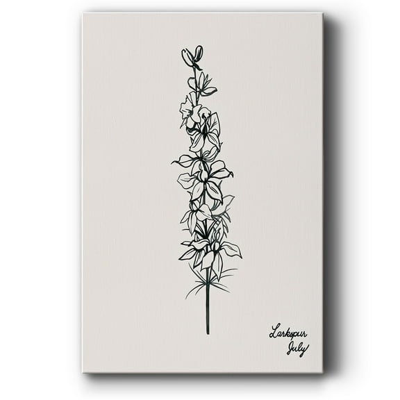 Annual Flowers VII- Gallery Wrapped Canvas