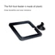 thumbnail image 5 of Alimentador de alimentos para peces, accesorios para el hogar, forma cuadrada, malla de desecho de conveniencia, comederos de pesca de acuario de Alimentadores automáticos de peces negro 10*10cm Methold PT0230-01, 5 of 6