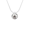 thumbnail image 2 of Delight Jewelry Silvertone Starfish Spinner Live Ring Charm Necklace, 18", 2 of 4