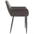 thumbnail image 4 of vidaXL 2x Dining Chairs Velvet Home Kitchen Chair Seat Furniture Multi Colors, 4 of 5