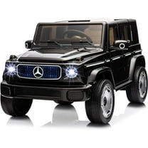 NEILA Mercedes-Benz EQG Licensed 12V Kids Ride on Car Electric Fun Toys，9AH Battery Powered with Parent Remote Control, Full Car LED Lights, Spring Suspension, Music for 3-8 Years Kids, Black