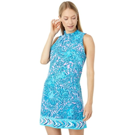 Lilly Pulitzer Adalina Romper Bermuda Blue You Grow Girl Engineered 2