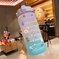 thumbnail image 1 of Vaso de agua de plástico con alto valor de color, taza espacial con gradiente, taza de agua de gran capacidad, ventosa, botella de agua de gran tamaño, 1 of 6