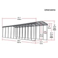 thumbnail image 3 of Abri d’auto Arrow, 14x51x14, charbon, 3 of 8
