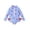1-Blue40, variant on Wxolcjlv Baby Girls Plaid One-Piece Swimsuit Beach Ruffle Half Zipper Romper Swimwear with Bow