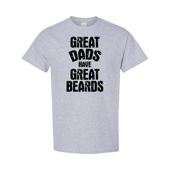 Inktastic Great Dads Have Great Beards T-Shirt