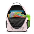 thumbnail image 5 of Jeiento Cute Cat Lightweight Kids Preschool Backpack, Polyester Bookbag with Large Compartment, Multi-Pocket Toddler School Bag for Daycare Travel, Pink, 5 of 7