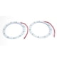 thumbnail image 1 of 2 X 100mm Rojo 33-Smd Led Coche Angel Eyes círculo de, 1 of 1