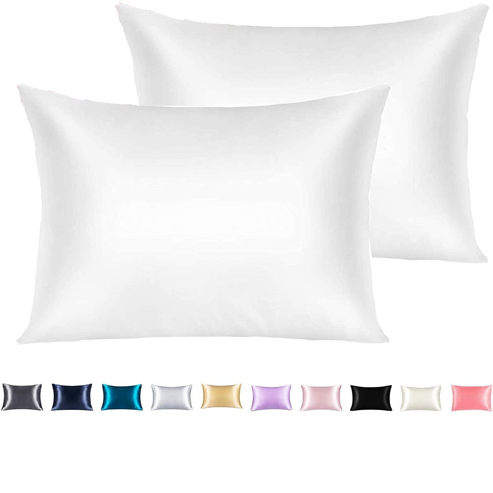 Stibadium Satin Pillowcase 2 Pack Silky Pillow Cases for Hair and Skin