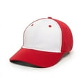 thumbnail image 4 of OC Sports MWS25 Flexible Fitting Cap - White Red Red, 4 of 8