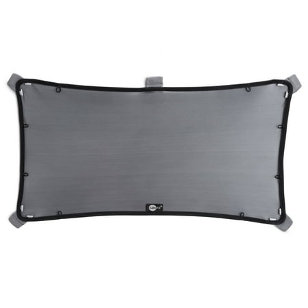 Safe Fit Magnetic Adjust-to-Fit Baby Sunshade, Easy to Install, Gray