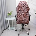thumbnail image 3 of pitrice Swivel Computer Gaming Chair Cover Stretch Armchair Cover Black Pattern, 3 of 9