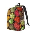 thumbnail image 2 of Daiia Spices And Herbs Vintage Canvas Backpack for Men and Women ,Hiking Backpack,Travel Laptop Bag for School,Large Capacity Backpack, 2 of 8