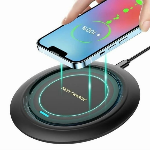 Wireless Charger, 15W Fast Charging, Qi Certified Universal, Induction Charger Compatible with iPhone, Huawei, Samsung, etc.