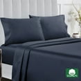 thumbnail image 6 of California Design Den 2-Pack Twin Sheets Set - 400 Thread Count 100% Cotton Sateen - Extra Soft, Breathable 2 Sets of Deep Pocket Bed Sheets Indigo Dusty Blue, 6 of 9