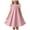 Pink, variant on Tkrady Dress for Girls Spring Summer New Solid Color Ruffled Little Flying Sleeve Fashionable Princess Dresses, Sizes 1-6 Years
