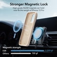 thumbnail image 4 of Funda de teléfono ESR para iPhone 15 Pro MagSafe de silicona con soporte, 4 of 9