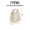 thumbnail image 3 of RTIC Ice Lunch Bag, Freezable Insulated Lunch Bag, Sand, 3 of 4
